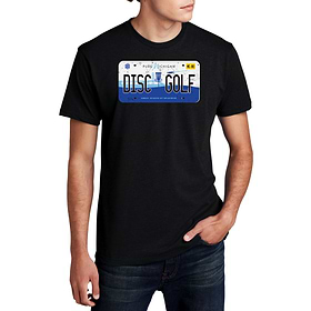 Michigan License Plate Disc Golf Tee