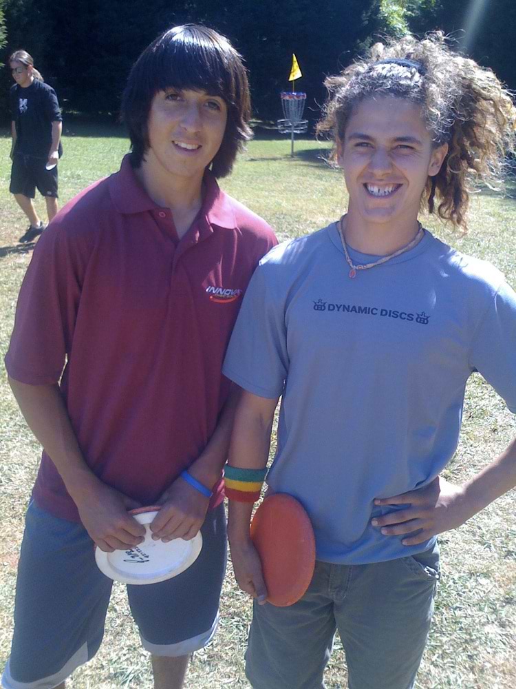Rock's Photo Op: Paul McBeth (left) and Nikko Locastro in 2008.