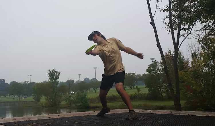 CSU team member on Hole 5