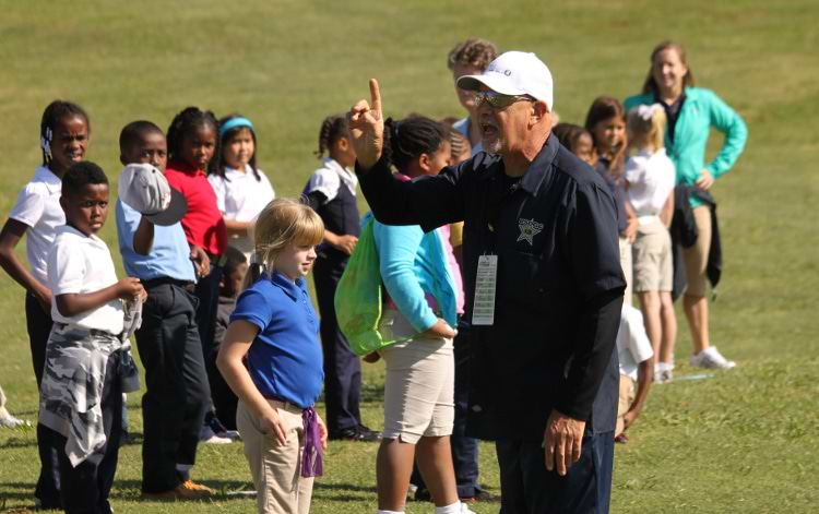 Chris Roberts is one of several annual EDGE Village volunteers.