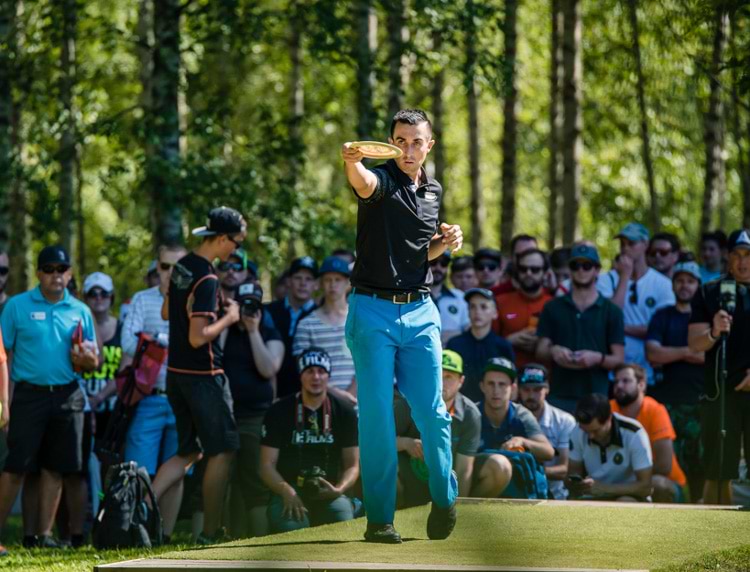 Paul McBeth at the European Masters. DGWT Photo Archives