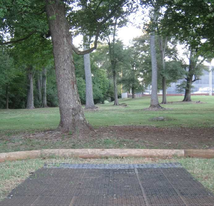 The new view from Hole 8's tee.