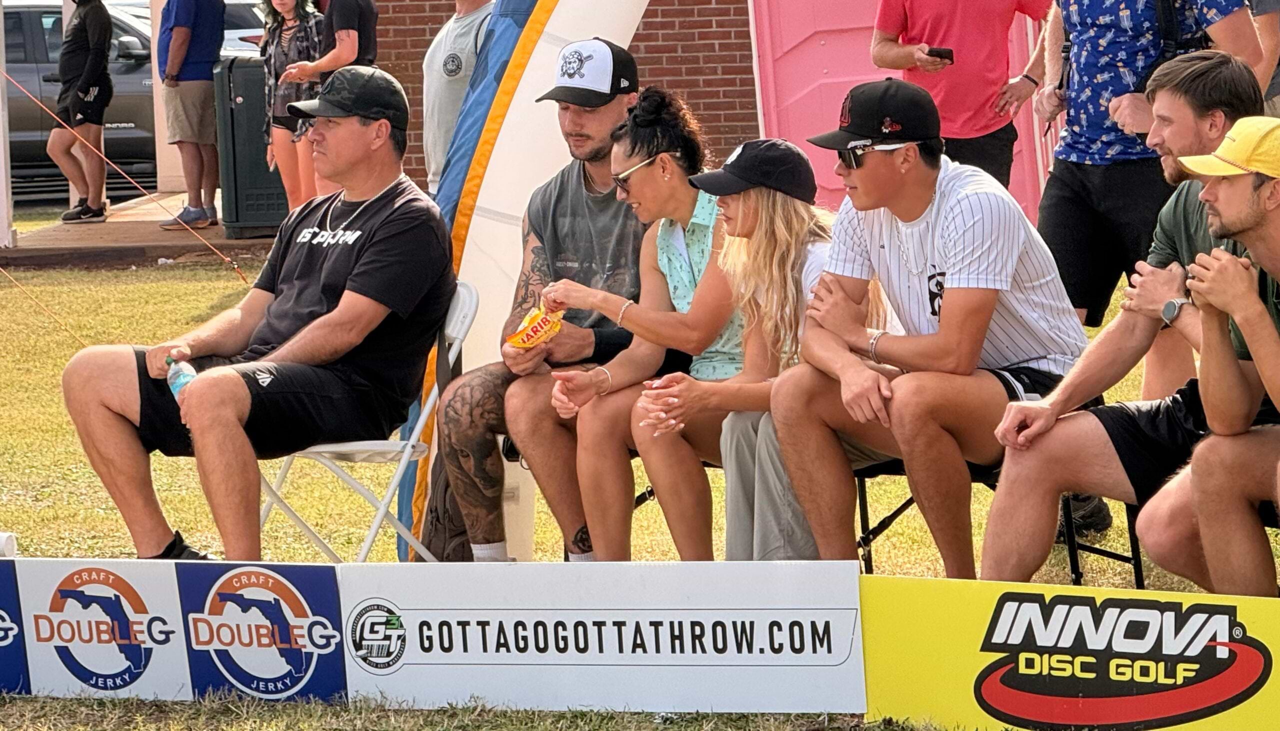 Interested spectators at the distance competition. Photo: Charlie Mead.