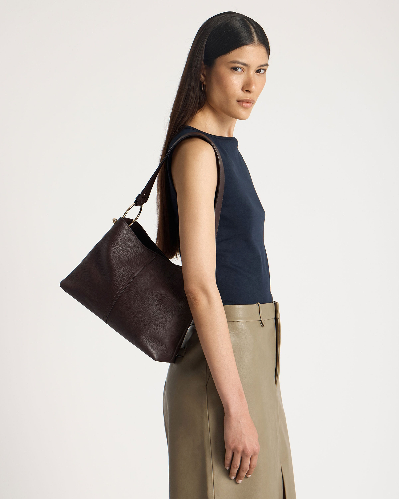 Lana Hobo - Espresso | Strathberry