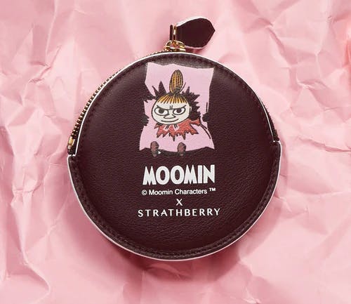 A coin purse with a picture of a cartoon character on it
