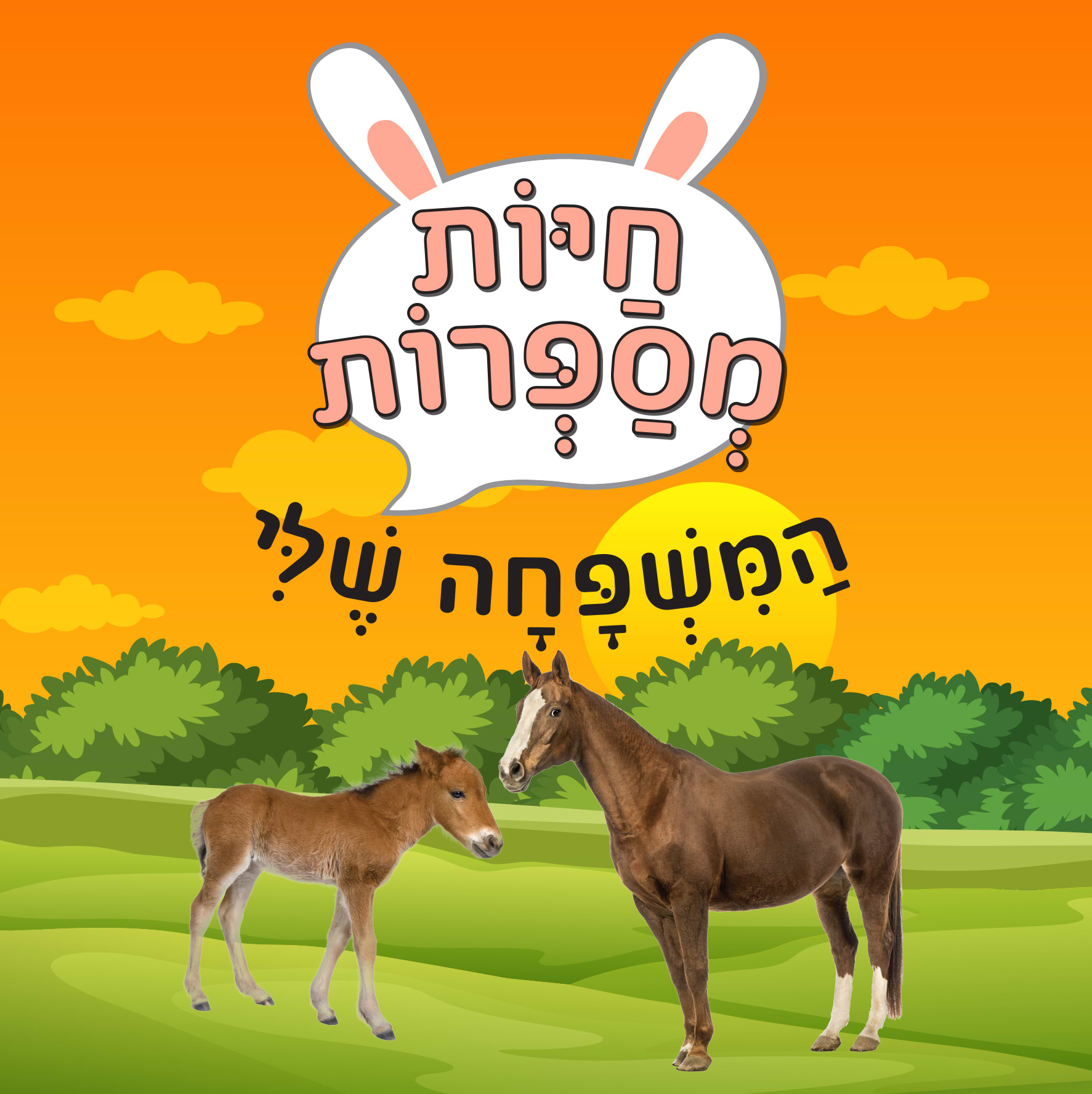 חיות מספרות - המשפחה שלי (קרטון)