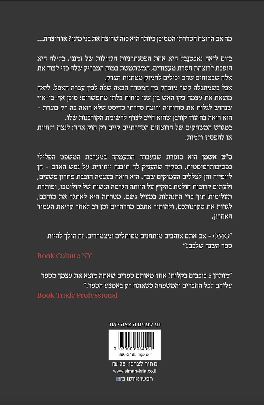 רסיטל לפסנתר ודם