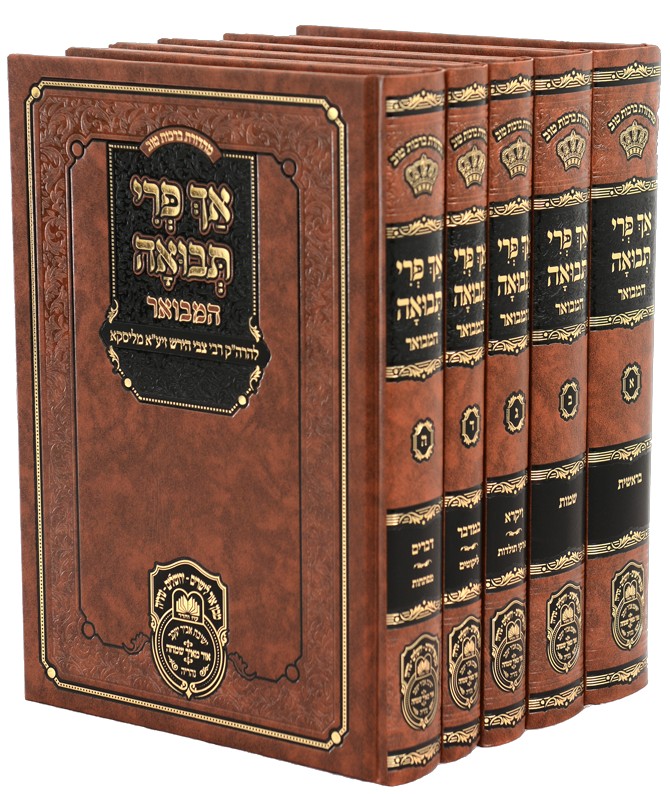 אך פרי תבואה המבואר על התורה (5 כרכים)