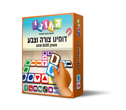 דומינו צורה וצבע