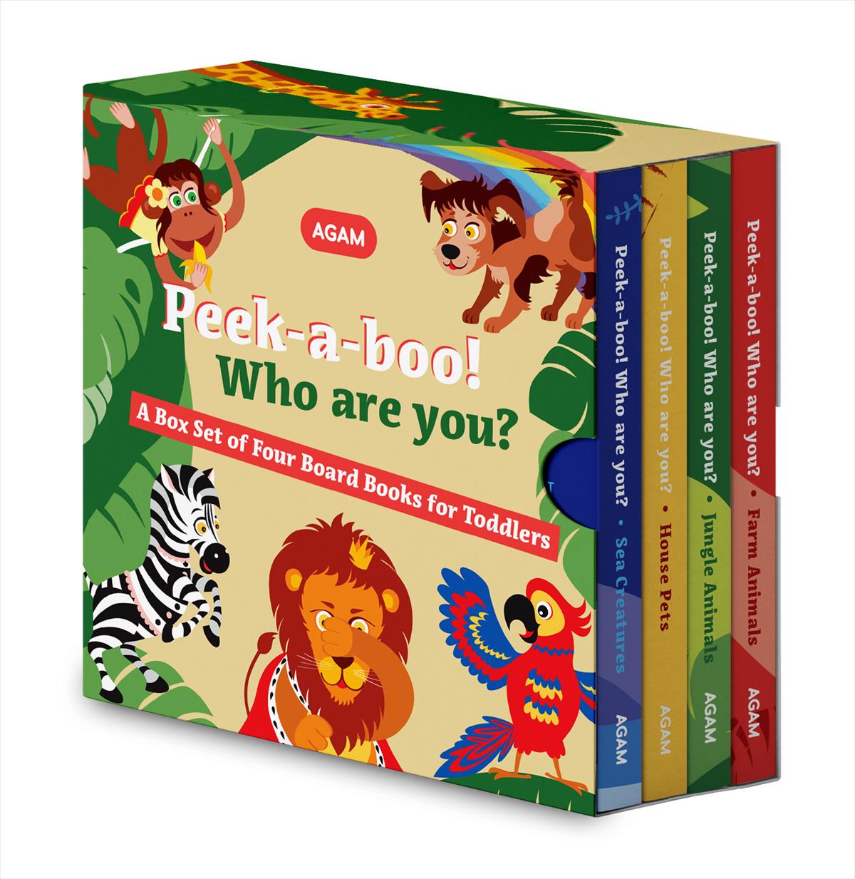 Peek-A-Boo! – Who Are You? A Box Set of 4 Board Books‏