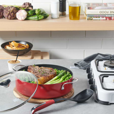 סוטאז 28 BIOCOOK + כף בצבע אדום