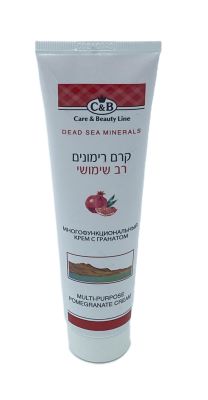 קרם רימונים רב שימושי 100ml - מוצרי ים המלח