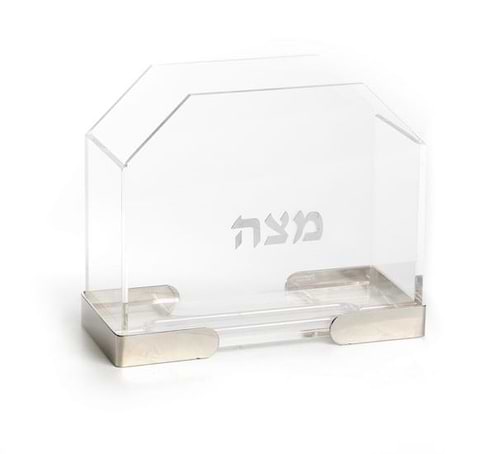 מעמד למצה אקרילי מסגרת ניקל 20/9 גובה 16 ס