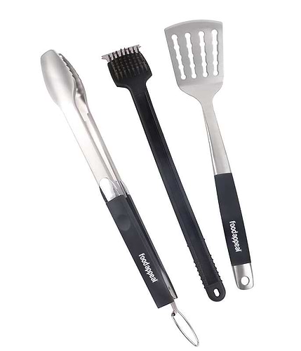 סט אביזרים לברביקיו - 3 חלקים