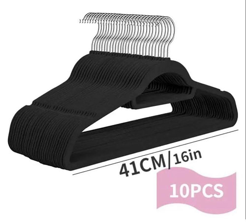 קולבי קטיפה 10 יחידות premium hanger