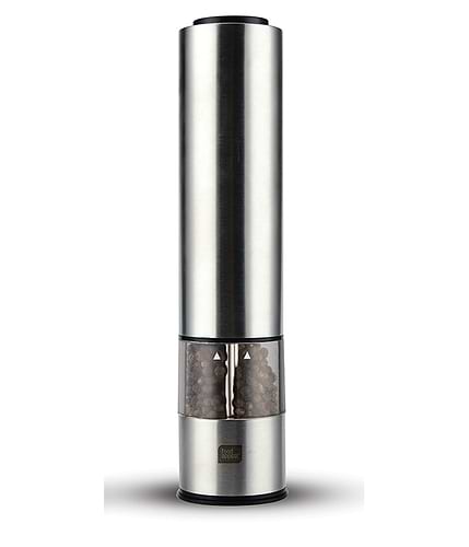 מטחנת מלח\פלפל אלקטרונית עם מנגנון גריסה מתכוונן נירוסטה