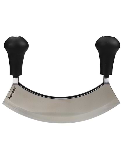 סכין כפולה לקיצוץ ירק ועשבי תיבול 18 ס