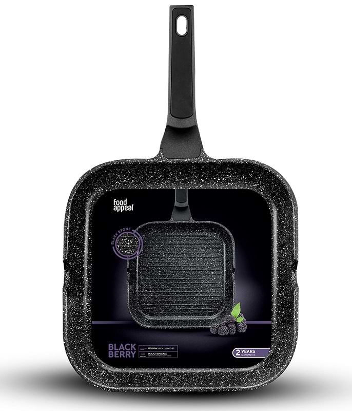 מחבת גריל 28 ס"מ BLACKBERRY