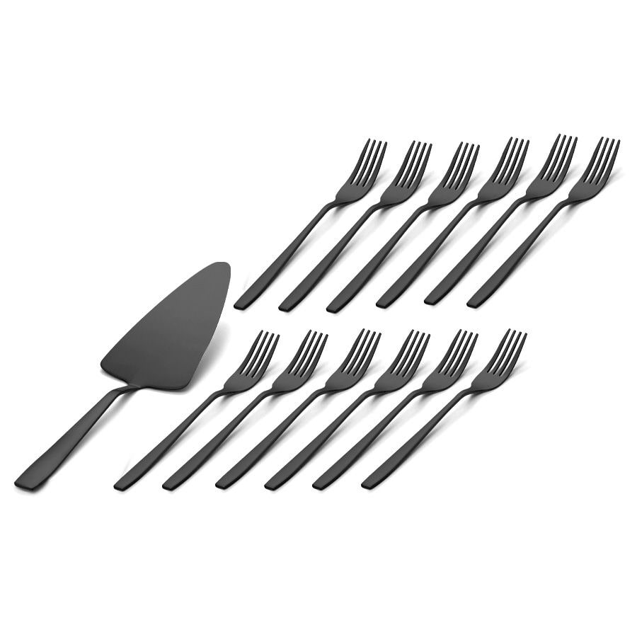 מארז הגשה לעוגה - מרדה + 12 מ.עוגה TOPAZ BLACK מאט