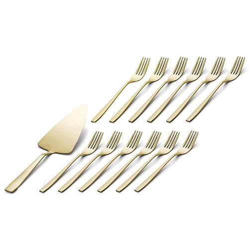 מארז הגשה לעוגה - מרדה + 12 מ.עוגה GOLD TOPAZ-CHAMPGANE מאט