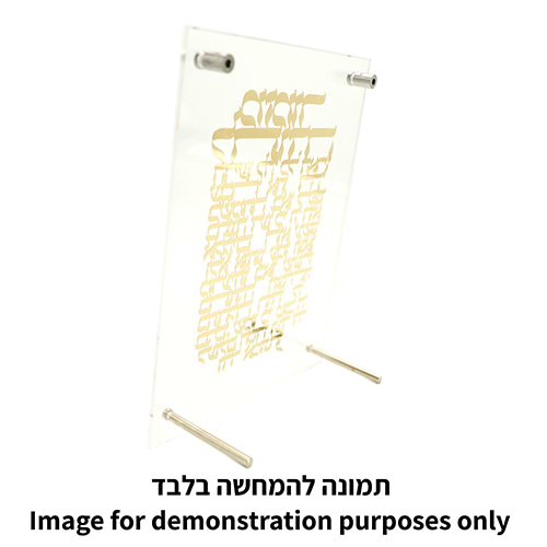 מסגרת אקריליק מהודרת עם פלקטה 23x24 ס