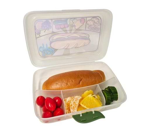 קופסת אוכל ללחמניה - שקוף
