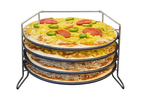מעמד להכנת 4 פיצות Pizza Set