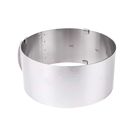 רינג אפייה נירוסטה מתכוונן Cook joy 30X8.5 ס