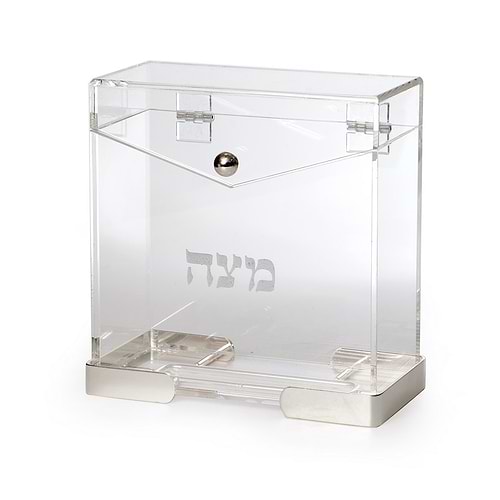 מעמד למצה אקרילי מסגרת ניקל ומכסה 20/9 גובה 20 ס”מ