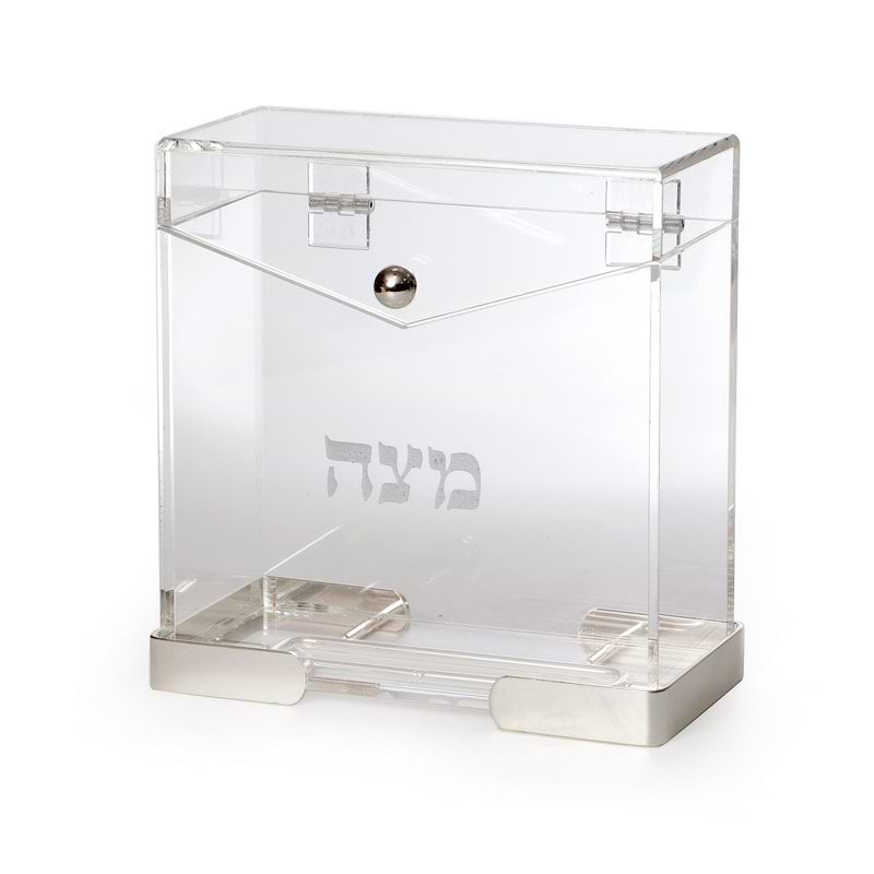 מעמד למצה אקרילי מסגרת ניקל ומכסה 20/9 גובה 20 ס”מ