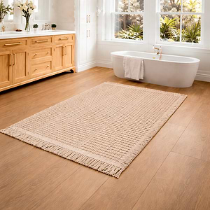 שטיח אמבט וואפל דגם בל 50/80 ס"מ - בז' NOYA