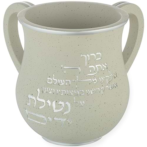 נטלה מהודרת מפולימר ציפוי כסף 14 ס"מ
