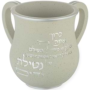 נטלה מהודרת מפולימר ציפוי כסף 14 ס"מ ארט יודאיקה
