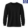 גופיה פלנל שרוול ארוך לגבר 80% כותנה ( מידות S-XXL ) - שחור 