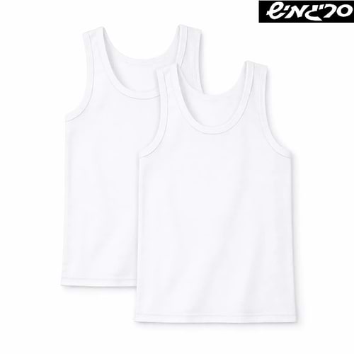 2 גופיות ילדות מדוגמות דגם 240 סריגמיש
