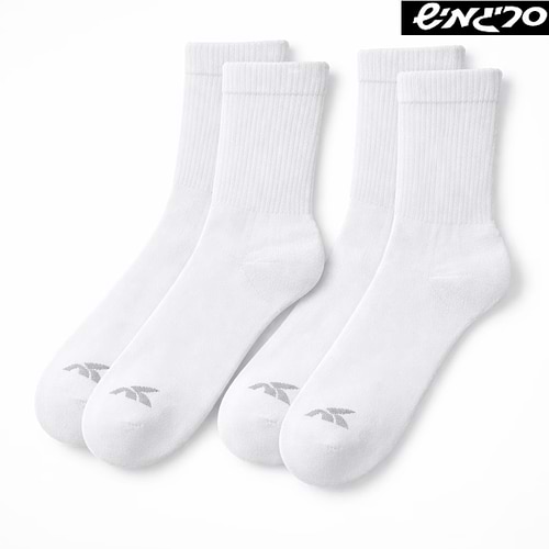 2 זוגות גרבי ספורט גברים דגם 264500- לבן סריגמיש