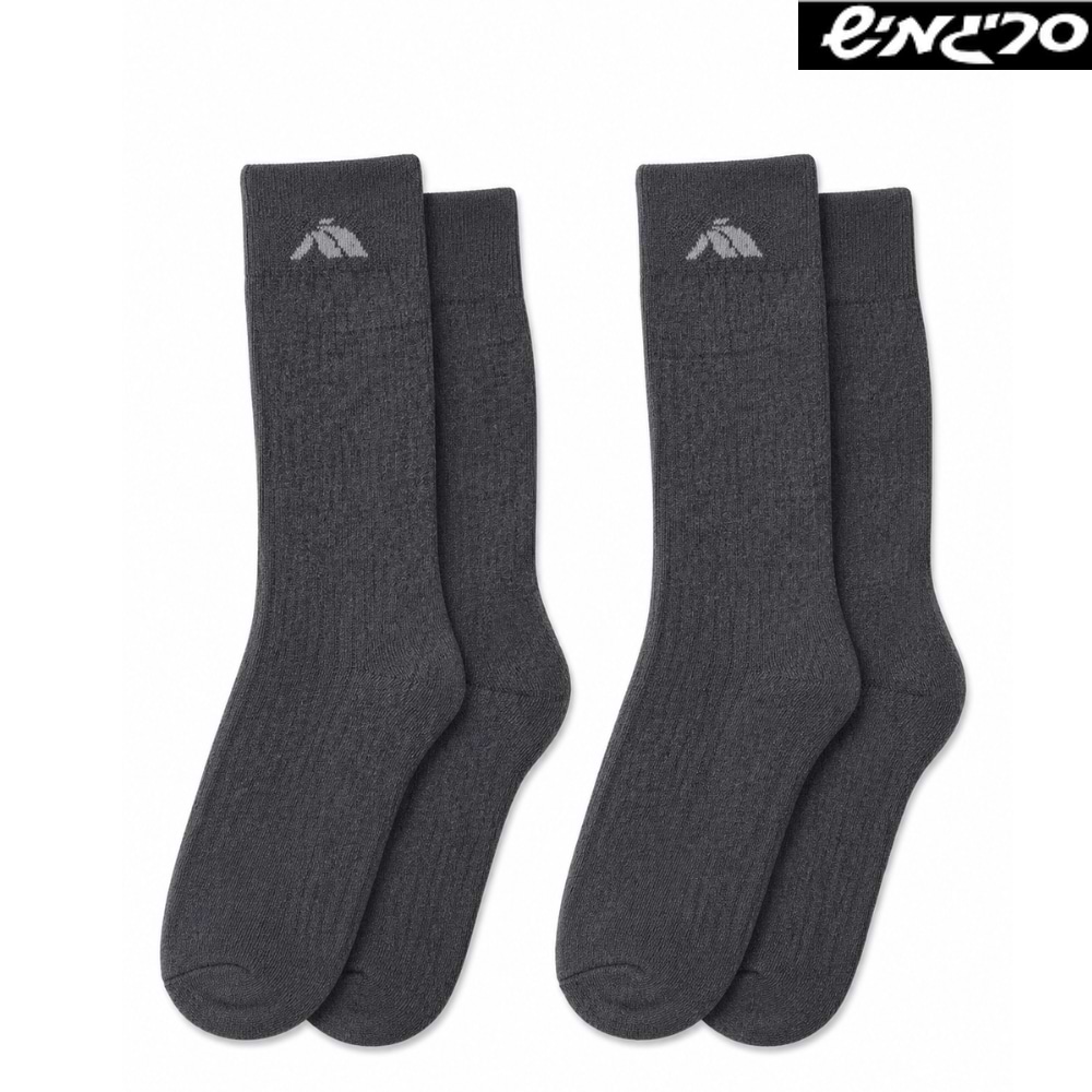 2 זוגות גרבי ספורט גברים דגם 264500- אפור סריגמיש