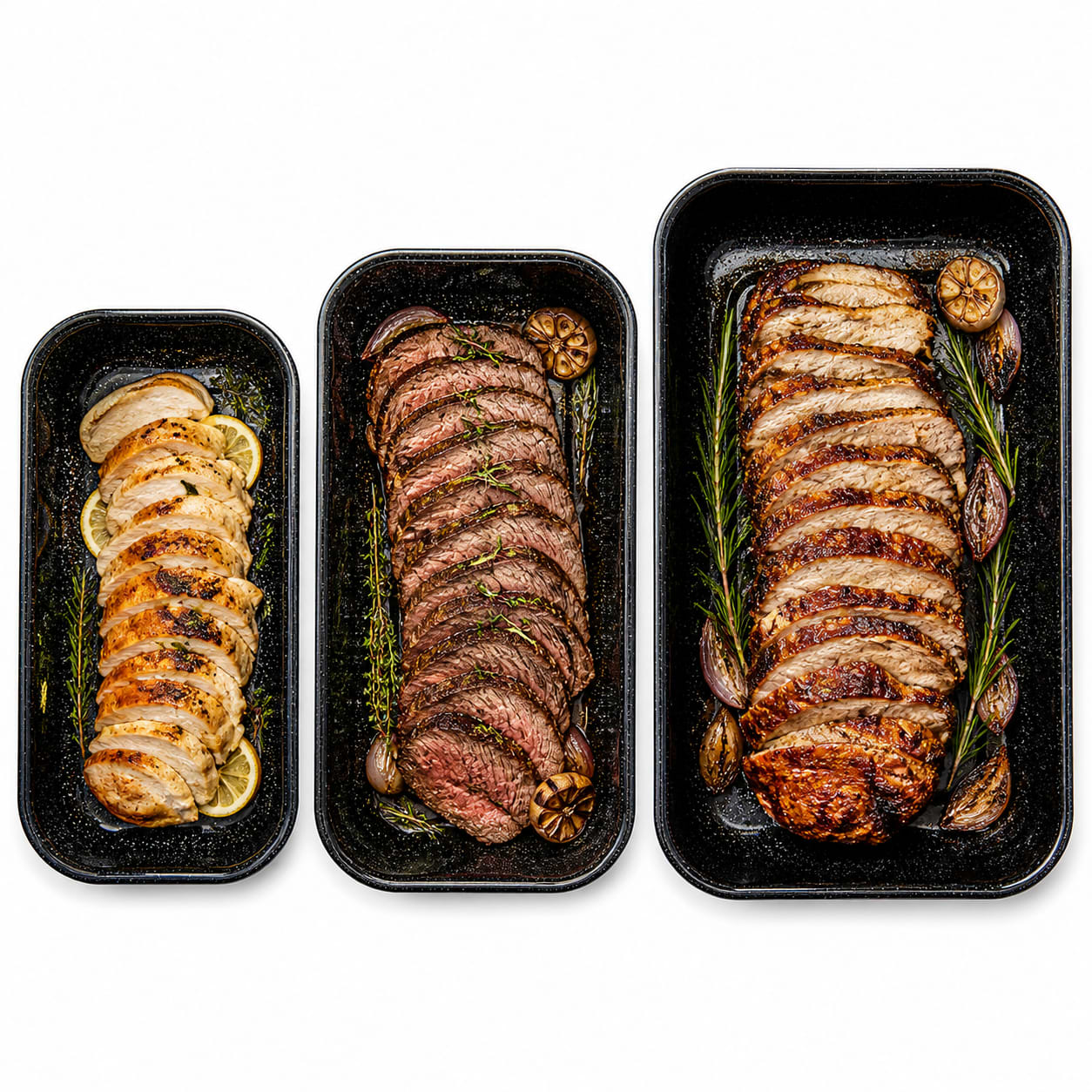 שלישיית תבניות אמייל ENAMELWARE