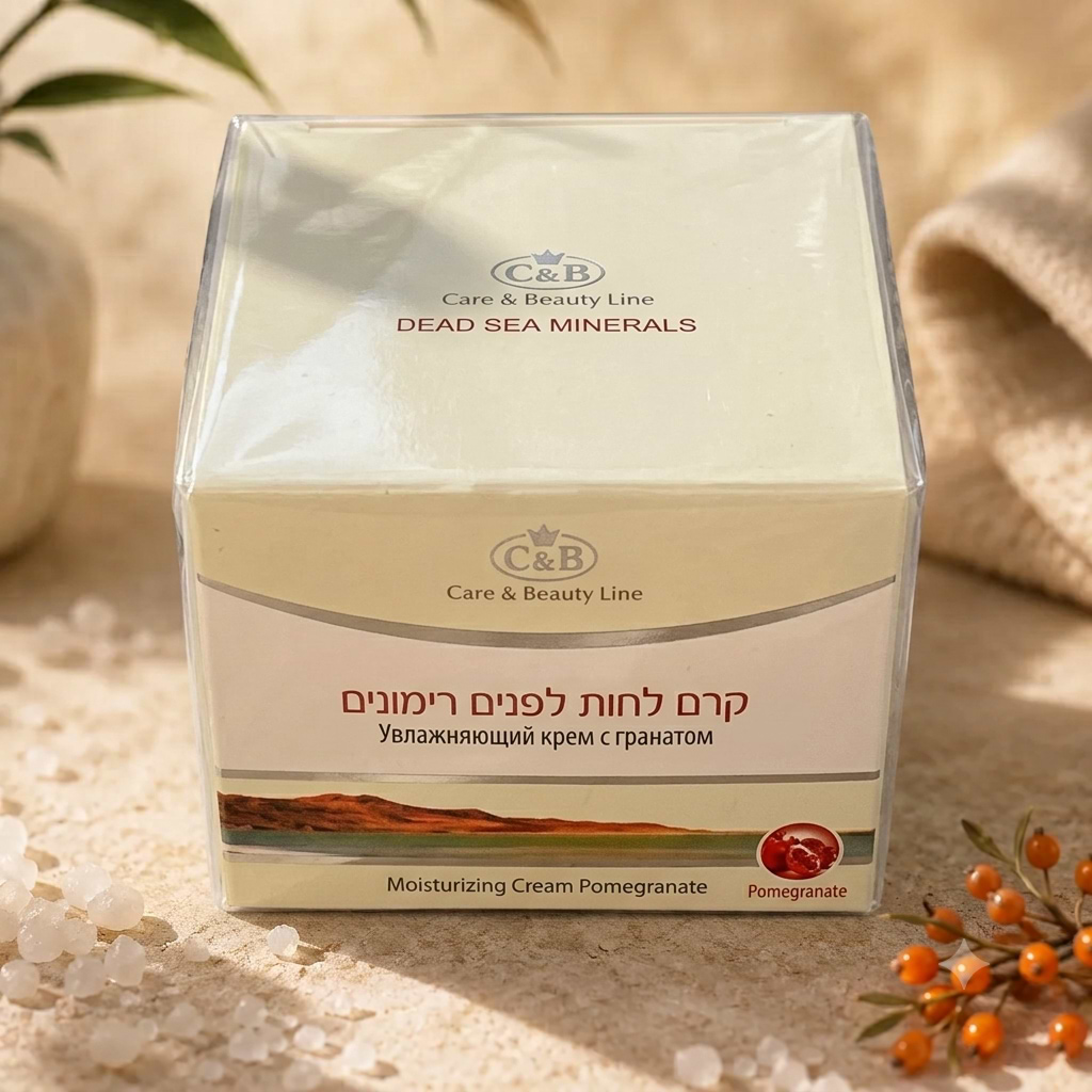 קרם לחות לפנים רימונים  50ml - מוצרי ים המלח