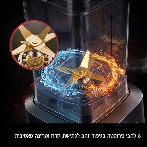 זה לא עוד בלנדר! זה ה- | TERMINATOR 2000W של עוצמה מתפרצת מבית Food appeal