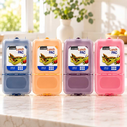 SUPERFOOD קופסת אוכל 2 תאים  1,500 מ