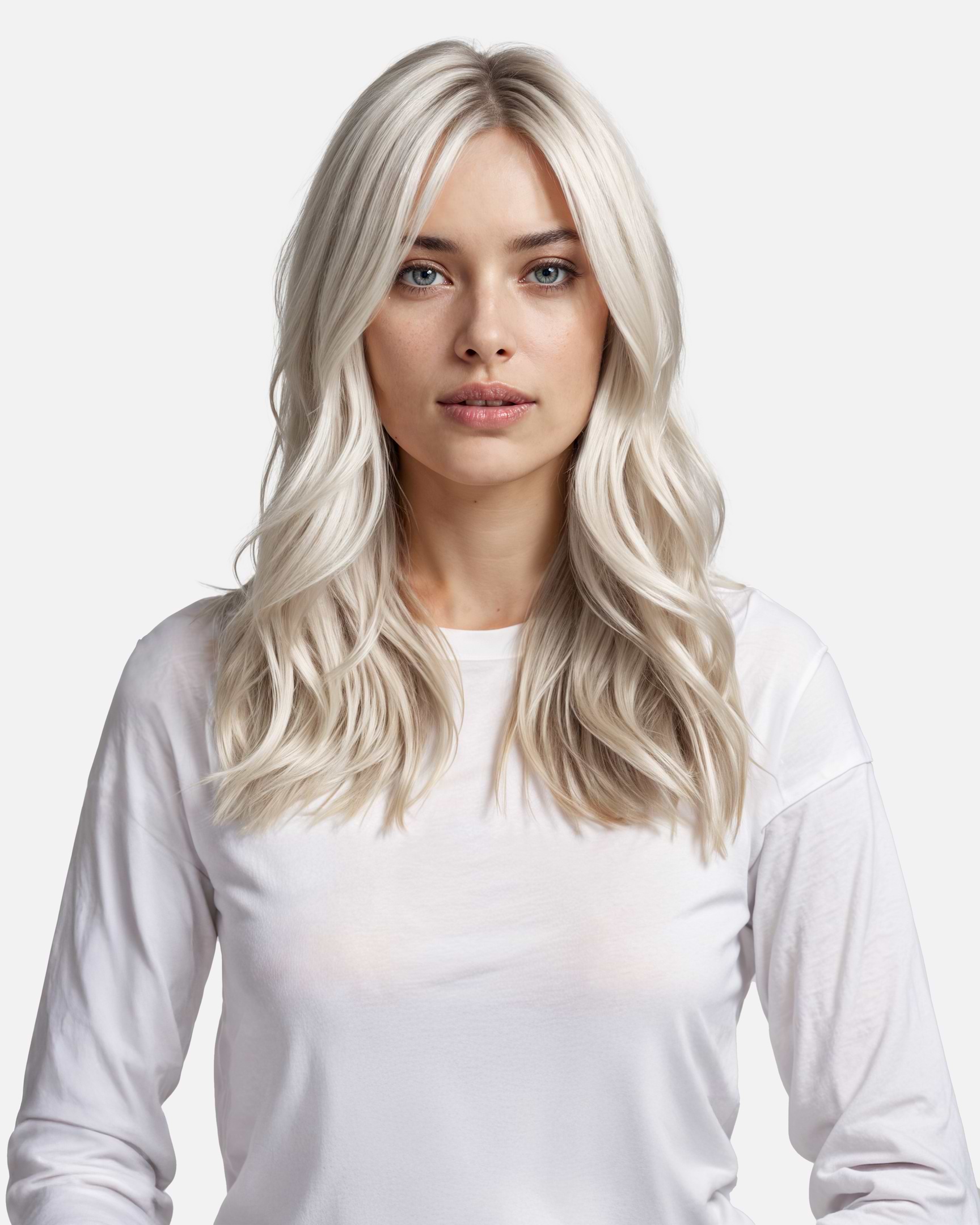 Occasion Tape Extensions 30 cm - Straight - Classic Tape 4 cm - 8 Pieces - Platinum Blonde - Rapunzel of Sweden - Image 2