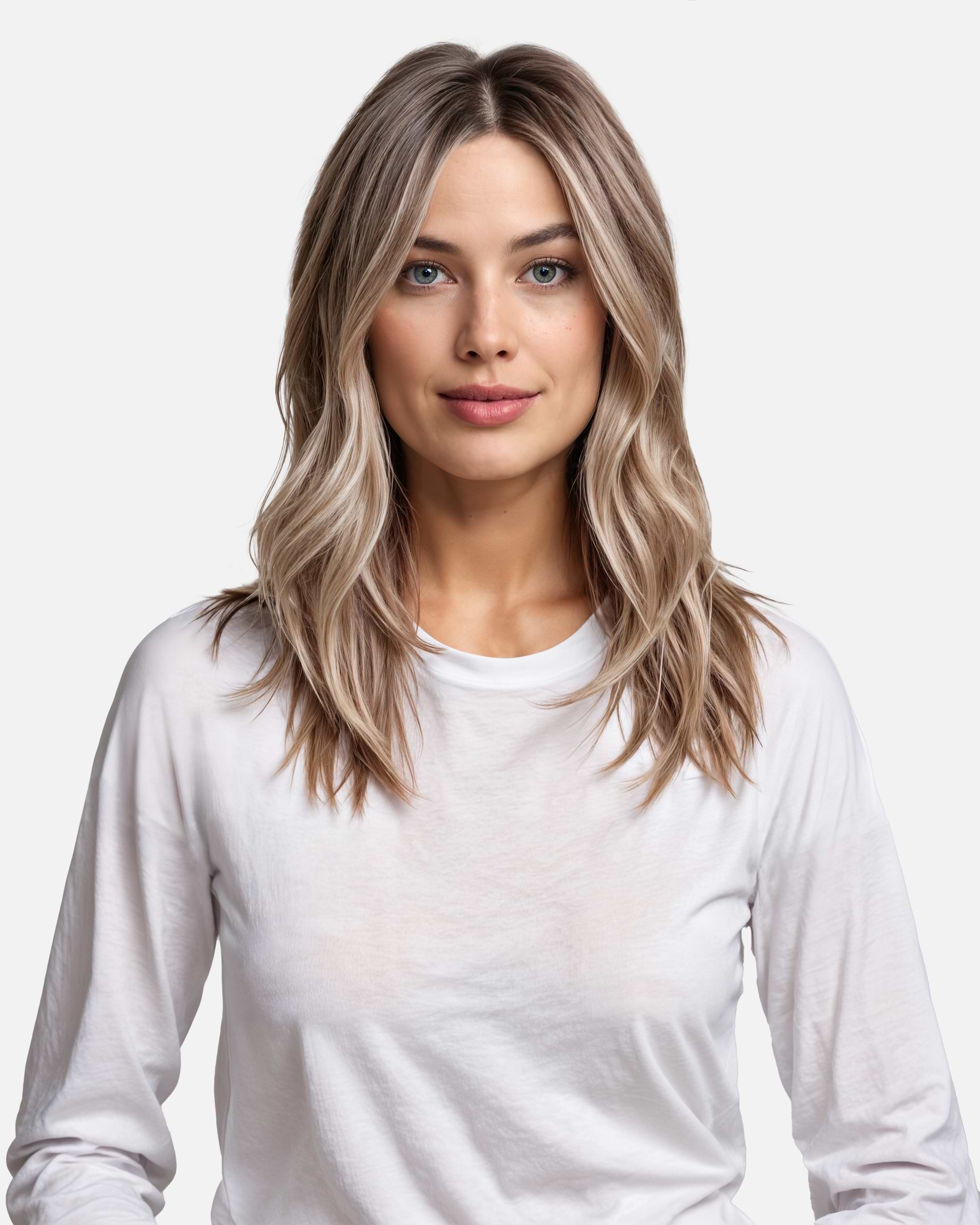 Occasion Tape Extensions 40 cm - Straight - Classic Tape 4 cm - 8 Pieces - Cendre Ash Blonde Mix - Rapunzel of Sweden - Image 3