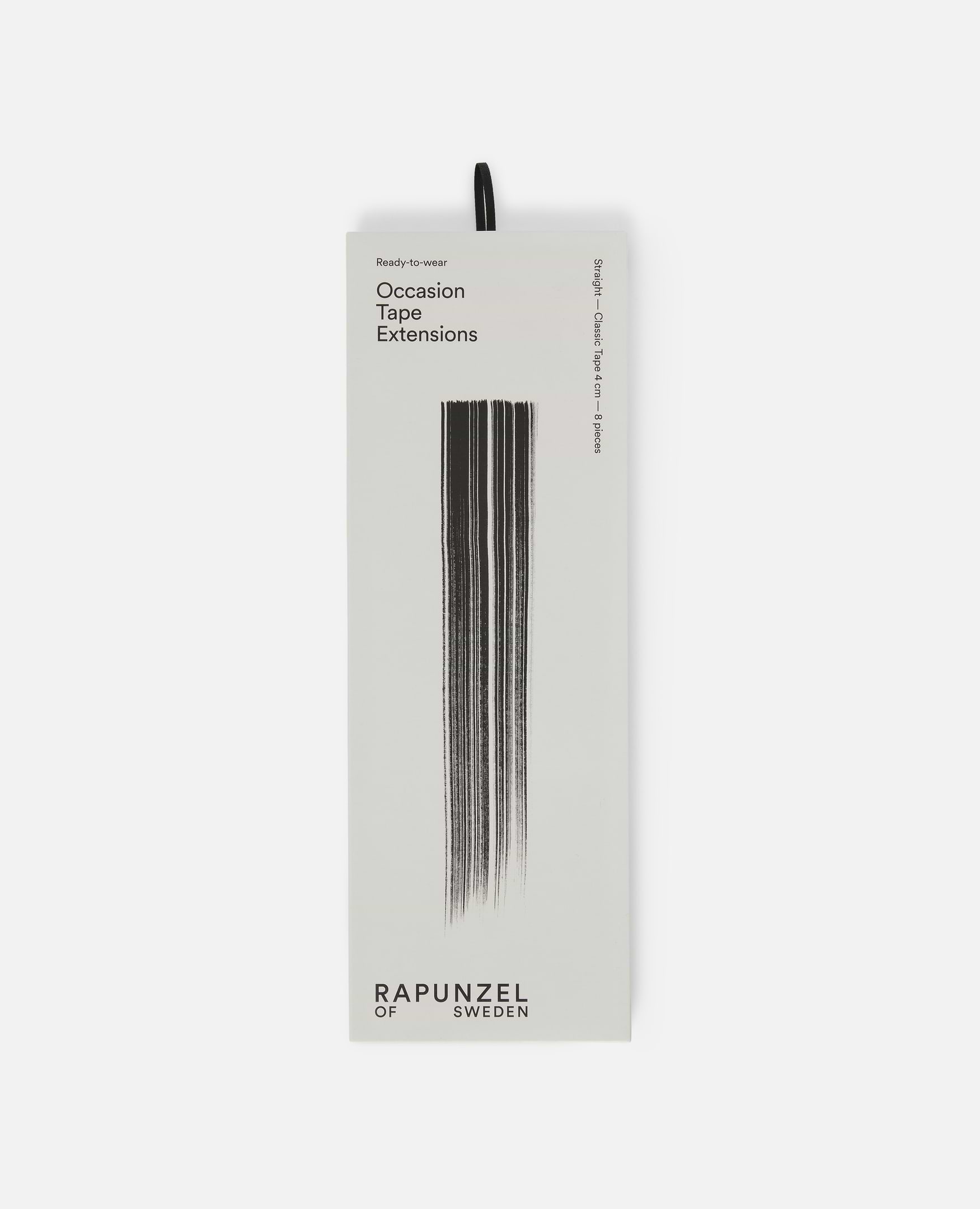 Occasion Tape Extensions 40 cm - Straight - Classic Tape 4 cm - 8 Pieces - Brown Ash Ombre - Rapunzel of Sweden - Image 6