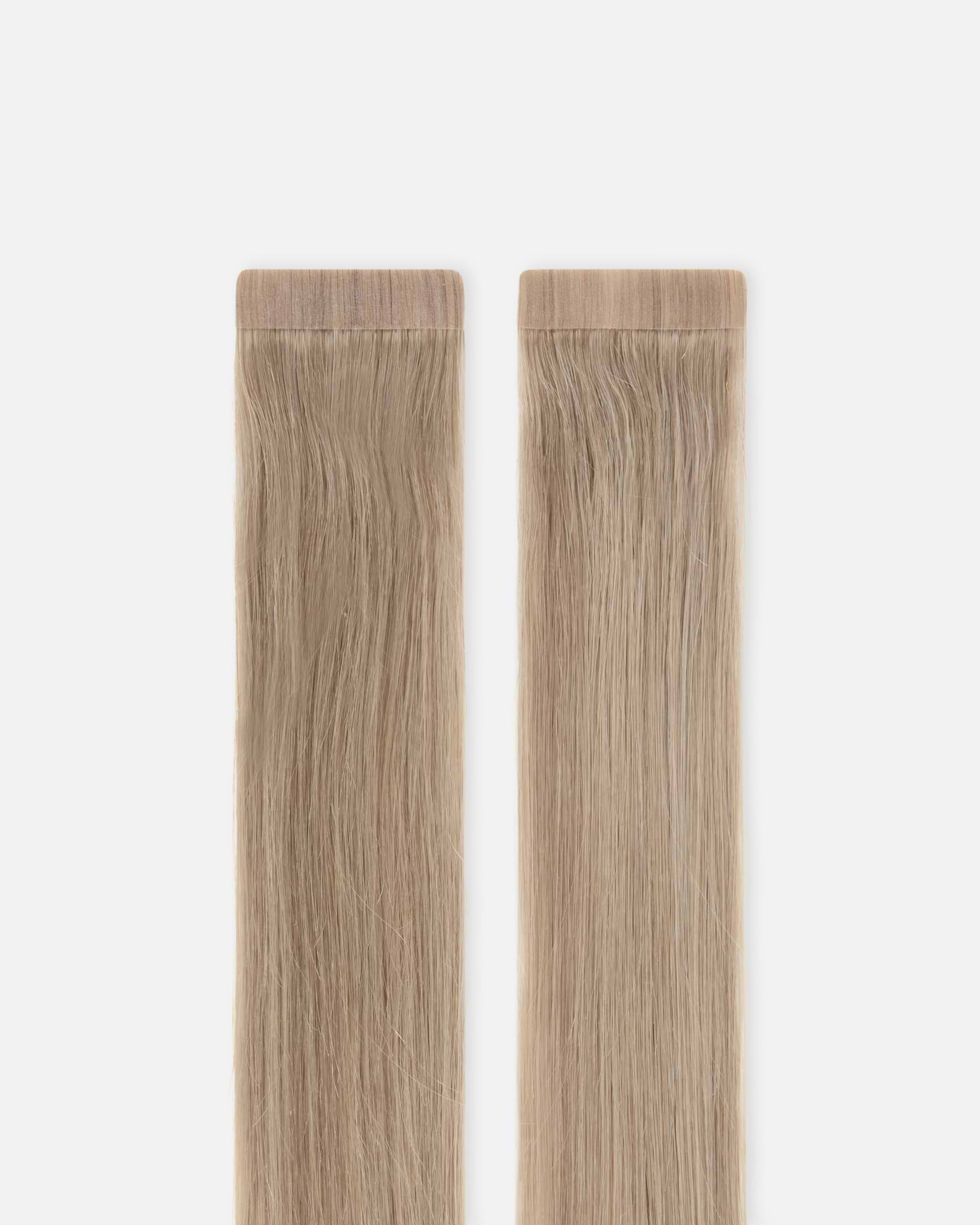 Occasion Tape Extensions 50 cm - Straight - Classic Tape 4 cm - 8 Pieces - Cendre Ash - Rapunzel of Sweden - Image 4