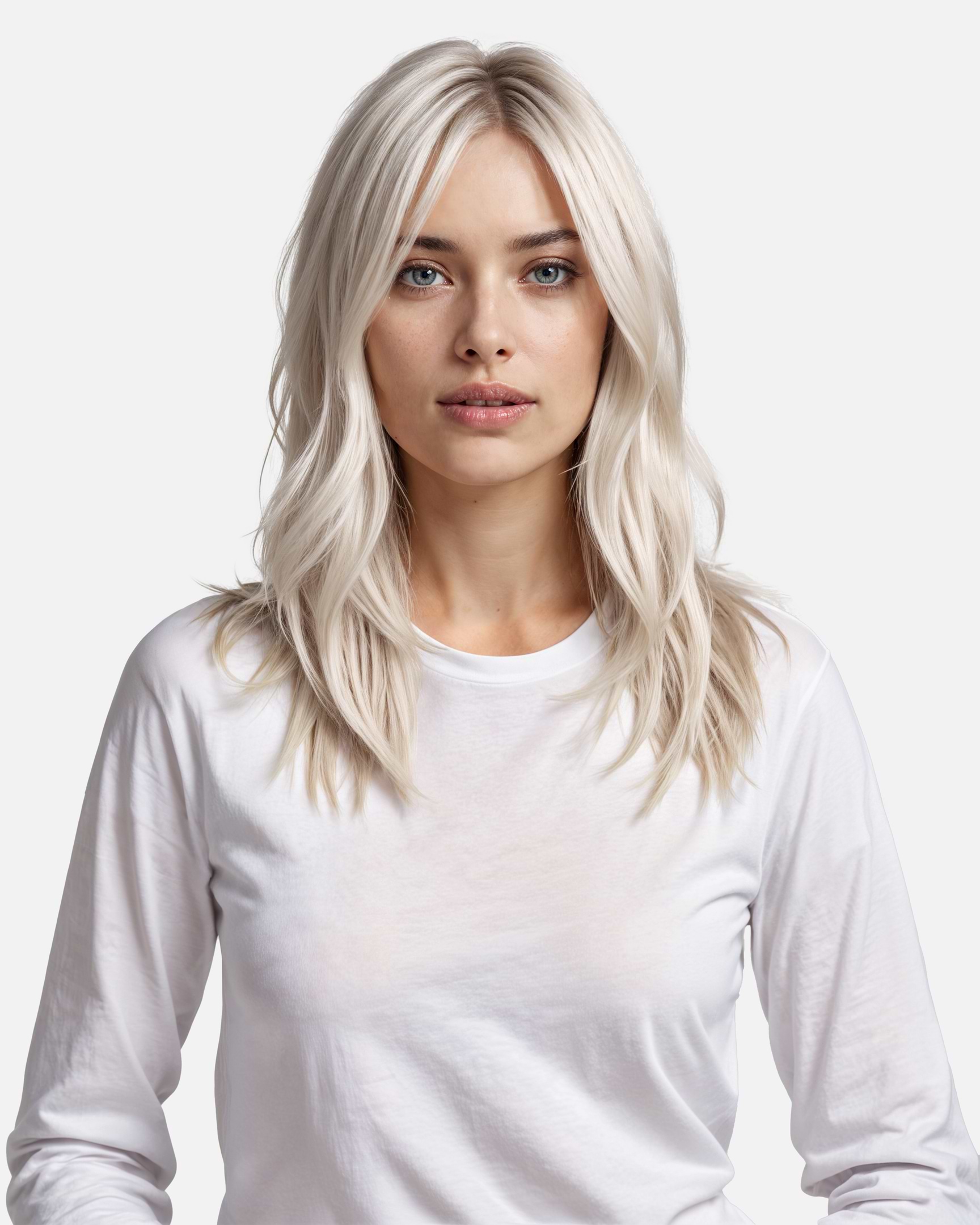 Premium Tape Extensions 40 cm - Straight - Classic Tape 4 cm - 8 Pieces - Platinum Blonde - Rapunzel of Sweden - Image 3