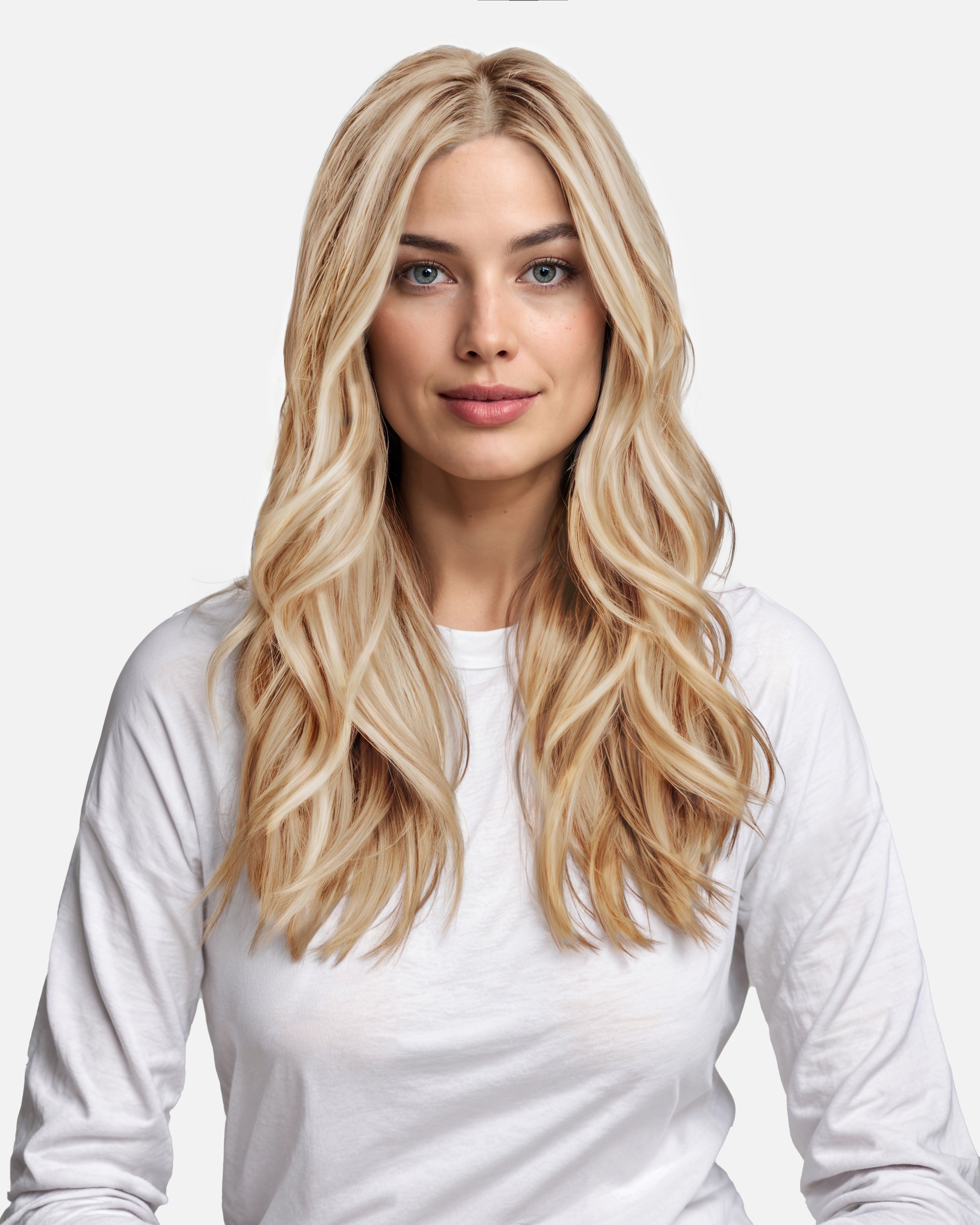 Premium Tape Extensions 40 cm - Straight - Classic Tape 4 cm - 8 Pieces - Summer Blonde - Rapunzel of Sweden - Image 2