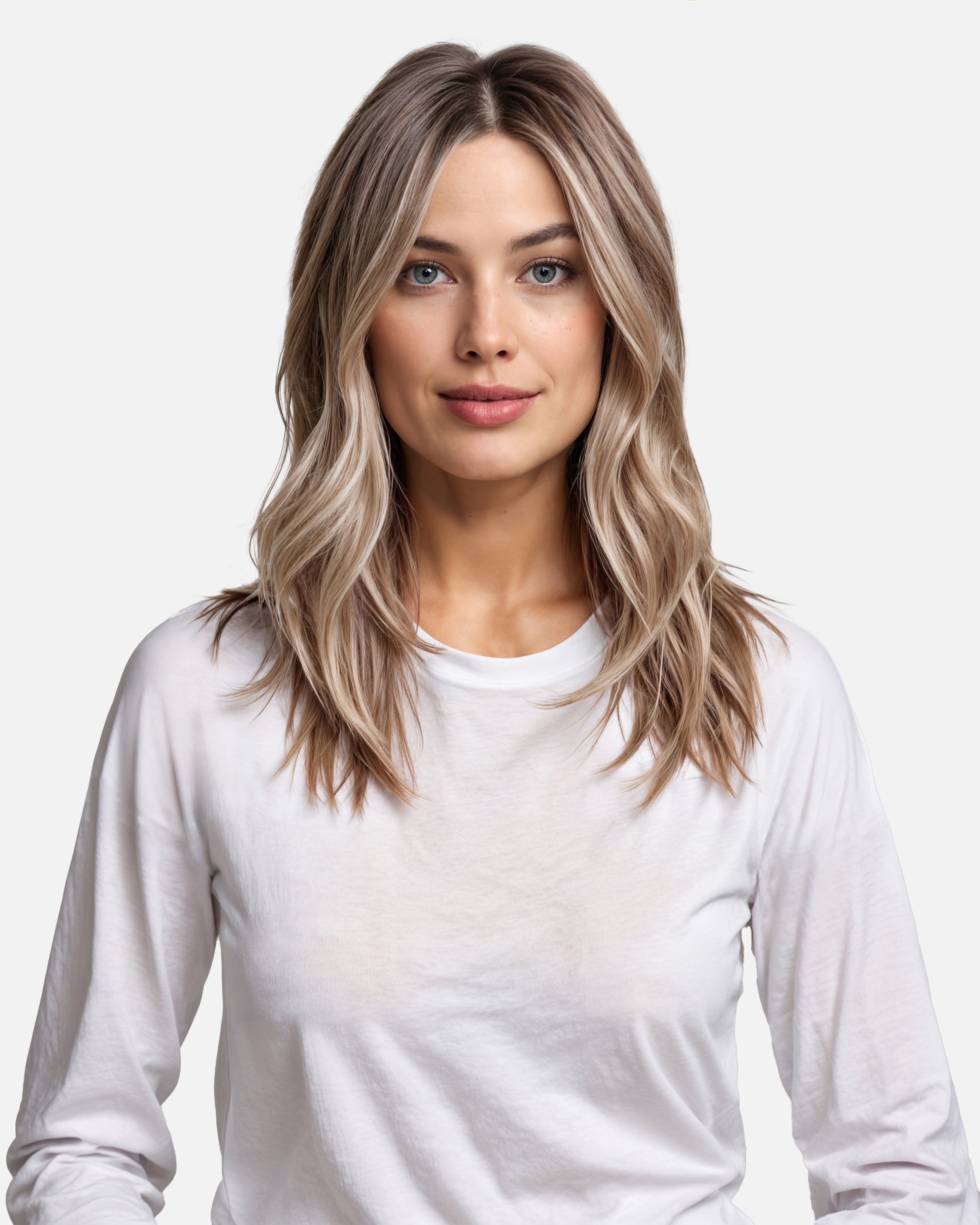 Premium Tape Extensions 40 cm - Straight - Classic Tape 4 cm - 8 Pieces - Cendre Ash Blonde Mix - Rapunzel of Sweden - Image 3