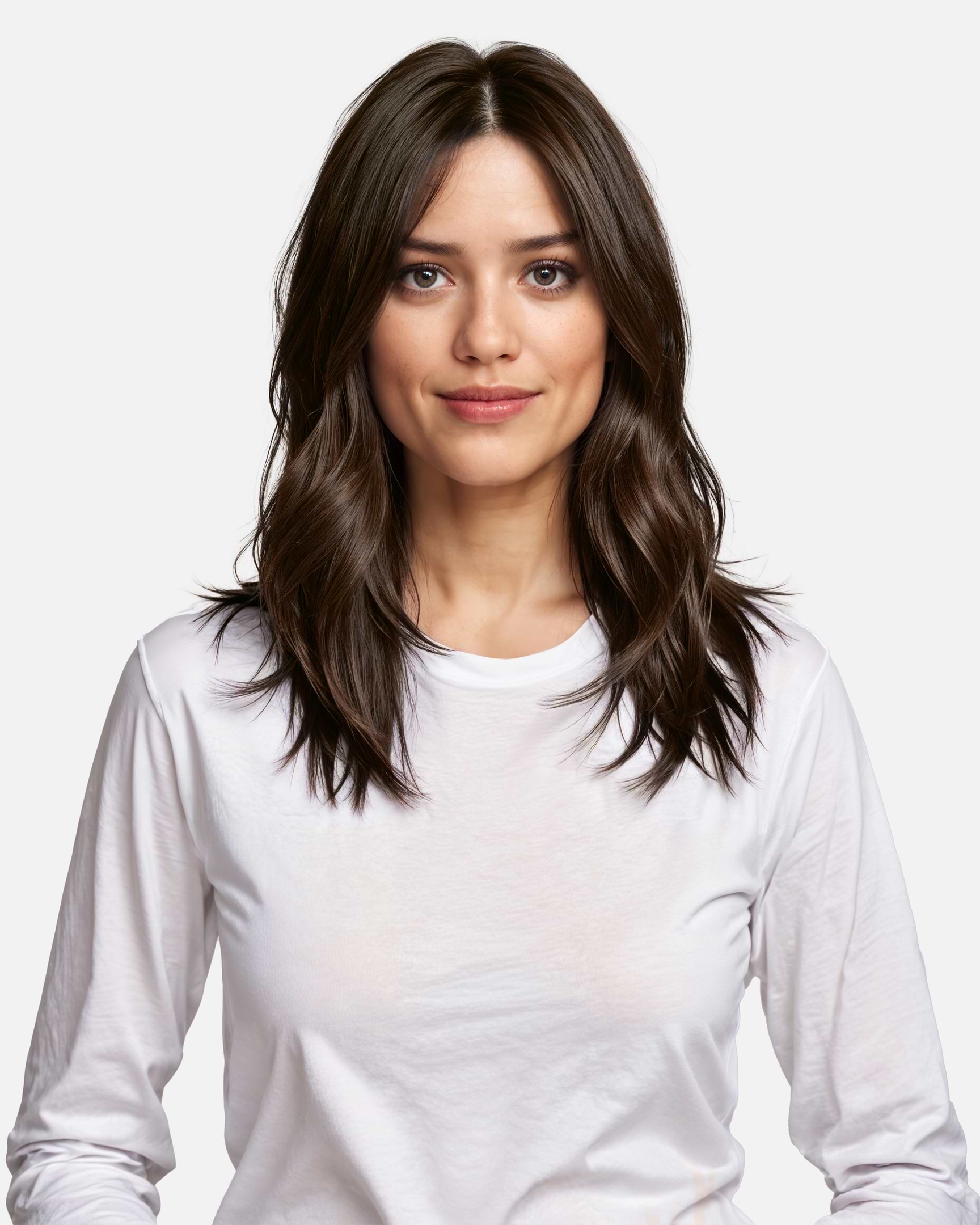 Premium Tape Extensions 40 cm - Straight - Classic Tape 4 cm - 8 Pieces - Chocolate Brown - Rapunzel of Sweden - Image 3