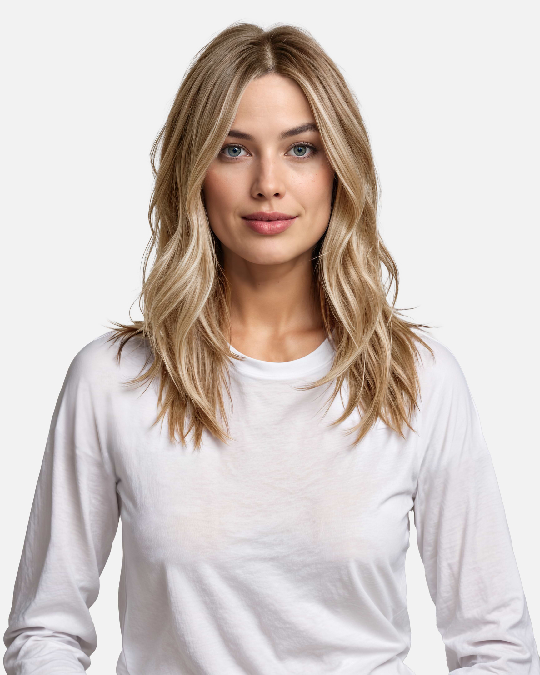 Premium Tape Extensions 40 cm - Straight - Classic Tape 4 cm - 8 Pieces - Champagne Blonde Balayage - Rapunzel of Sweden - Image 3